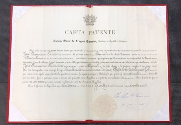 «Carta Patente - Consulado de Portugal em Barcelona»