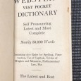 «Webster's Vest Pocket Dictionary»