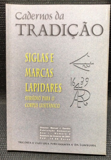 «Cadernos da Tradição - Siglas e Marcas Lapidades»