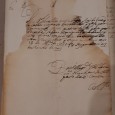 Três (3) Manuscritos do Séc. XVIII e XIX