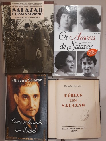 Quatro (4) Livros do e sobre Salazar