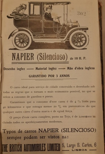 Programma do Real Theatro S.Carlos Epocha de 1909-1910	