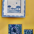 Cinzeiro e duas placas