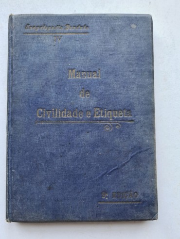 MANUAL DE CIVILIDADE E ETIQUETA 