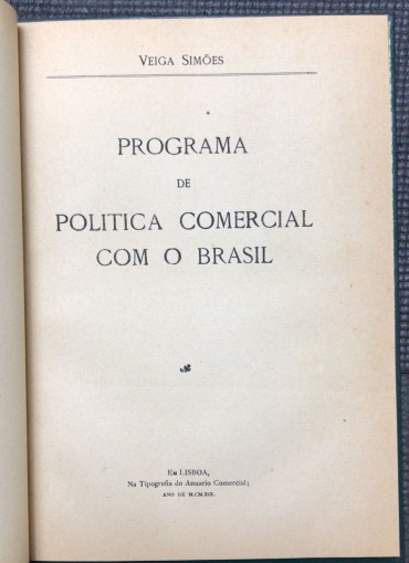 «Programa de Política Comercial Com o Brasil»