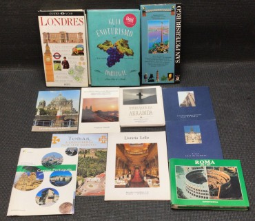 «Lote 12 Livros Viagens - Lugares - Enoturismo»