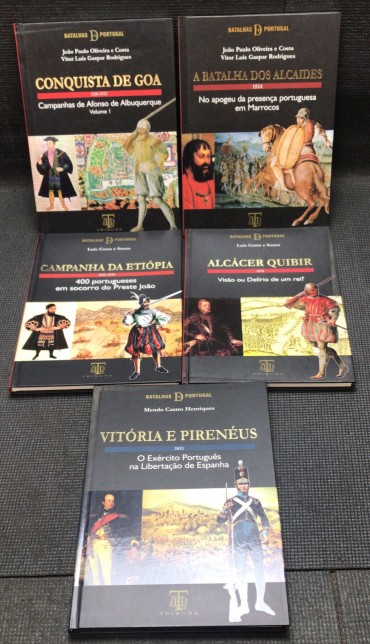 «Lote de 5 Livros Batalhas de Portugal»