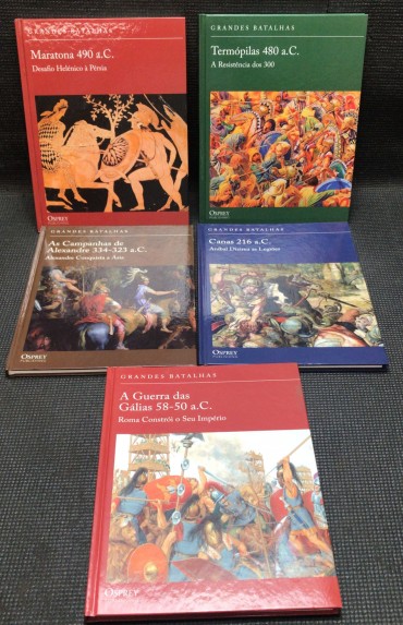 «Lote 5 Livros Grandes Batalhas»