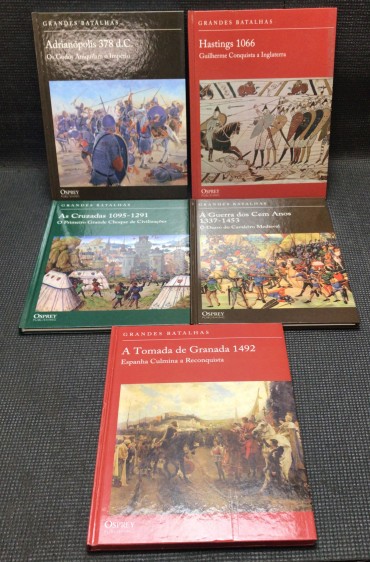 «Lote 5 Livros Grandes Batalhas»