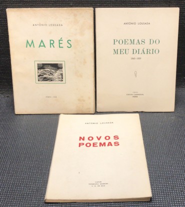 «Lote 3 Livros António Lousada»