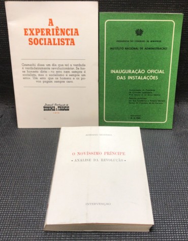 «Lote 3 Livros sobre Estado e Economia»