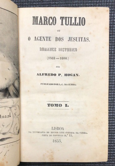 «Marco Tulio Tomo I, II e III - 1853-55»