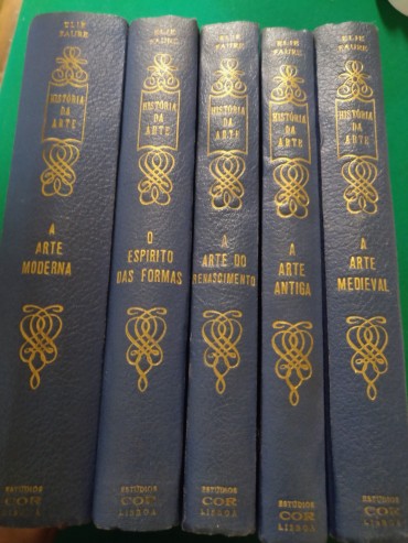 HISTÓRIA DA ARTE - 5 VOLUMES