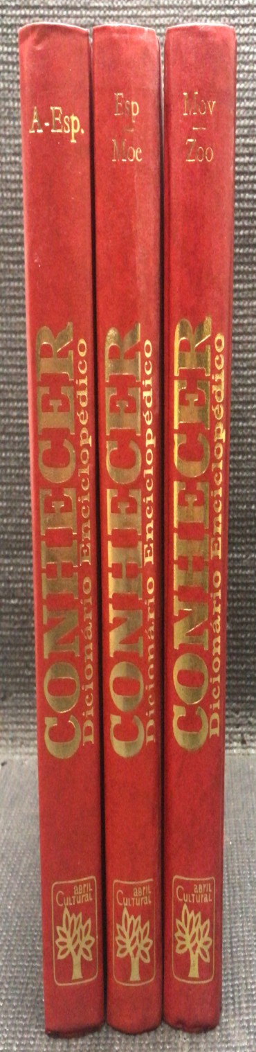 «Dicionário Enciclopédico Conhecer - 3 Volumes»