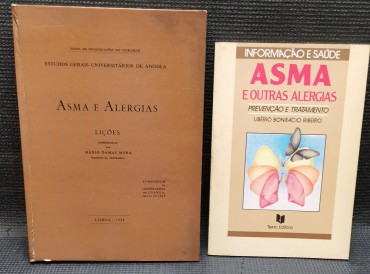 «Lote 2 Livros Asma e Alergias»