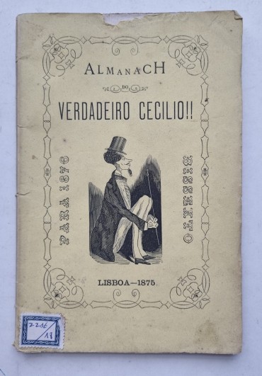 ALMANACH DO VERDADEIRO CECILIO !! PARA 1876