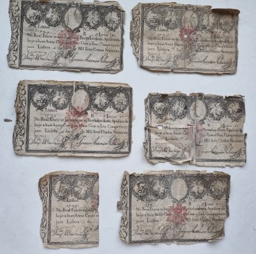 CÉDULAS REAL ERÁRIO 1799