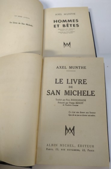 LE LIVRE DE SAN MICHELE E HOMMES ET BÊTES