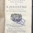 «Epistolas Selectas de S. Jeronymo - 1785»