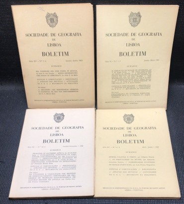 «Sociedade de Geografia de Lisboa - 3 Bolentins»