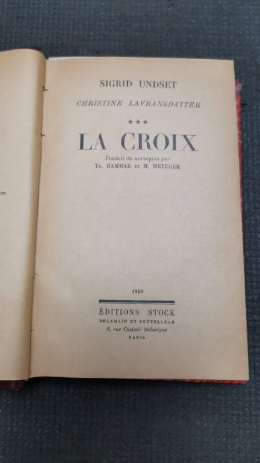 «La croix»