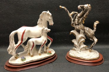 «Lote Cavalos Porcelana» 
