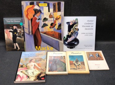 «Lote de 7 Livros sobre Museus e Artistas» 