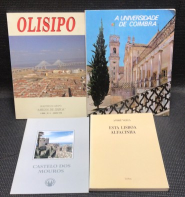 «Lote 4 Livros Lisboa Coimbra»