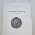 INVENTÁRIO DA BIBLIOTECA DE D. MANUEL II