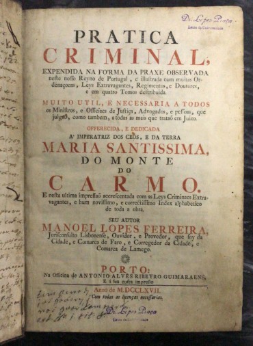 «Pratica Criminal - 1767»