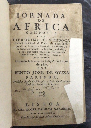 «Iornada de Africa - 1785» 