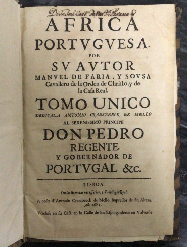 «Africa Portvgvesa - 1681»