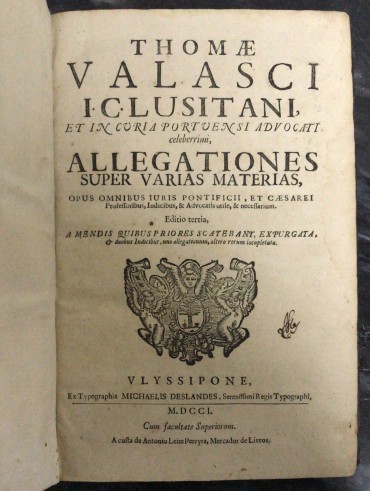 «Allegationes Super Varias Materias - 1701»