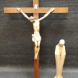 Cristo crucificado e Nossa Senhora de Fátima 