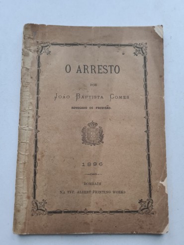 RARA PUBLICAÇÃO BOMBAIM 1896