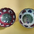 Duas taças cloisonné 
