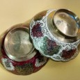 Duas taças cloisonné 