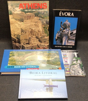 «Lote 5 Livros Regiões e Cidades» 