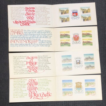 «Lote Carteiras com Selos - Castelos de Portugal» 