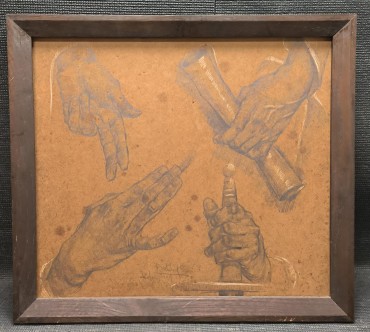 «Estudos anatómicos» - PORTELA JÚNIOR (1898-1985) 