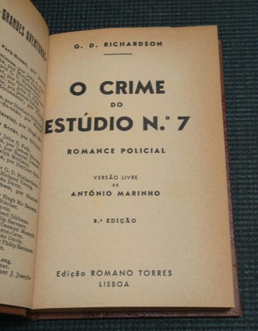 O CRIME DO ESTÚDIO Nº7