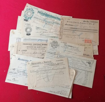 12 letras 1917 (não repetidas) e 12 faturas 1917 (empresas diferentes)