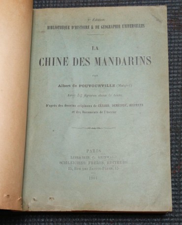 LA CHINE DES MANDARINS