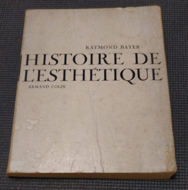 HISTOIRE DE L'ESTHÉTIQUE