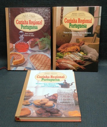 COZINHA REGIONAL PORTUGUESA - 3 PUBLICAÇÕES