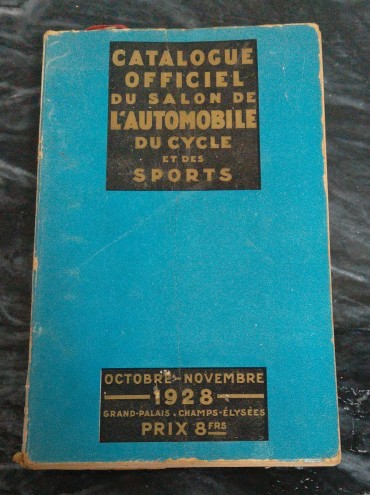 CATALOGUE OFFICIEL DU SALON DE L'AUTOMOBILE DU CYCLE ET DES SPORTS