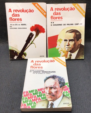 «A Revolução das Flores - 3 Volumes» 