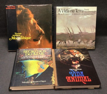 «Lote 4 Livros Vida Animal»