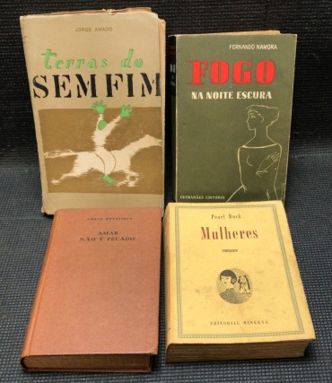 «Lote 4 Livros Literatura»