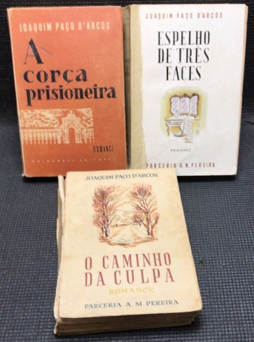 «Lote 3 Livros Joaquim Paço D' Arcos» 